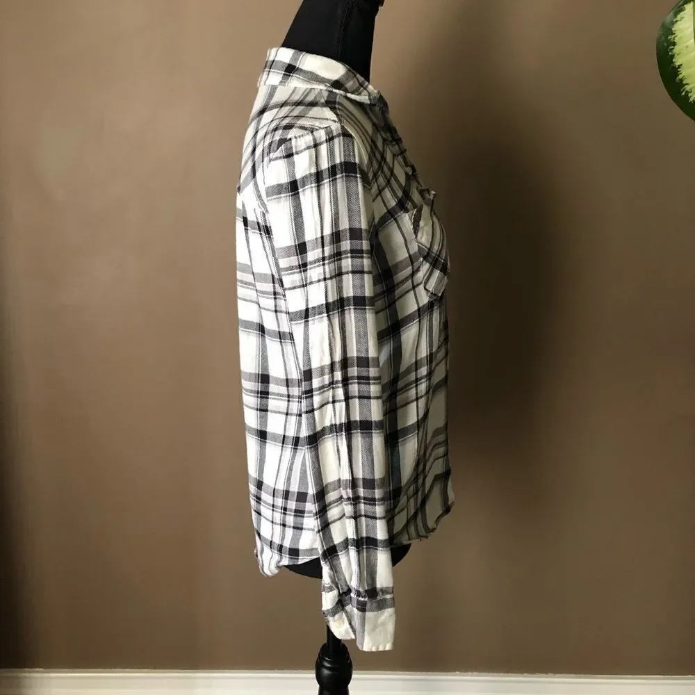 Aeropostale Plaid Long Sleeve Button Shirt